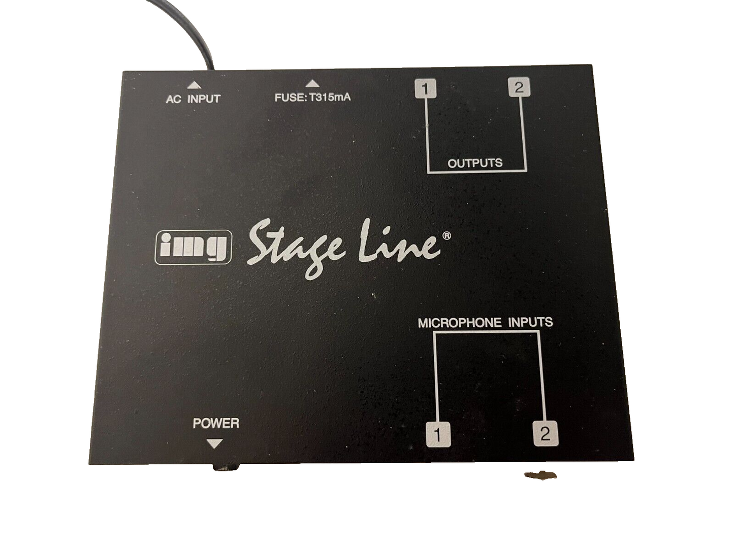 IMG Stageline EMA-200 Phantom Power Supply Adapter 48V - XLR Input/Output - OK
