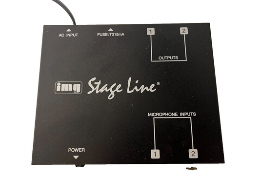 IMG Stageline EMA-200 Phantom Power Supply Adapter 48V - XLR Input/Output - OK