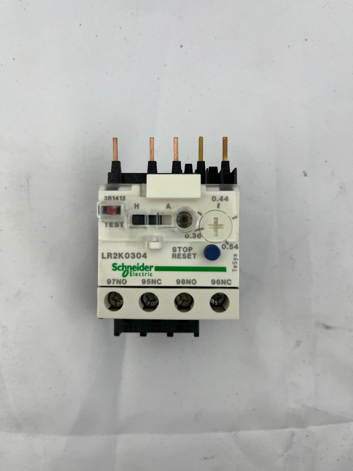 Schneider Electric LR2K0304 TeSys Thermal Overload Relay 0.36-0.54A, New in Box