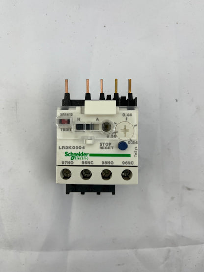 Schneider Electric LR2K0304 TeSys Thermal Overload Relay 0.36-0.54A, New in Box