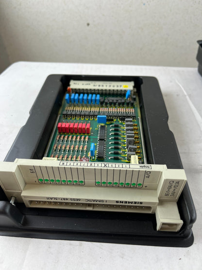 Siemens 6ES5 487-3LA11 SIMATIC S5-105R 8DI/8DO 24V DC I/O Module New