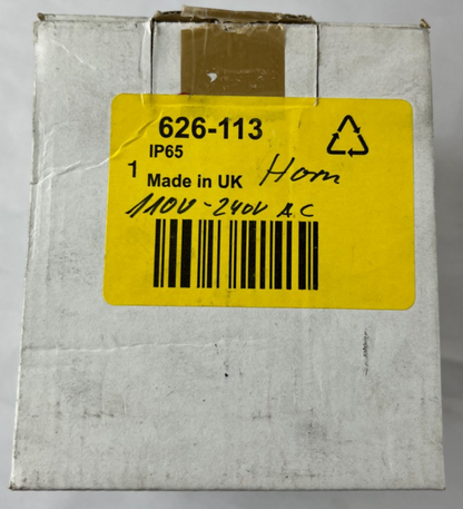 Fulleon 626‑113 Electronic Sounder Horn 110–240V AC IP65 Red Base New UK Made