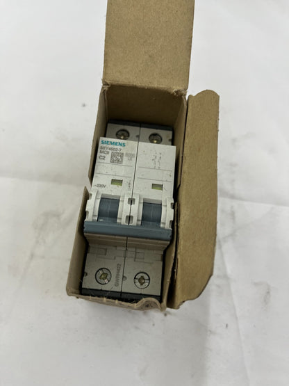 Siemens 5SY4502-7 MCB Miniature Circuit Breaker 1+N 2A C-Curve 230 Germany