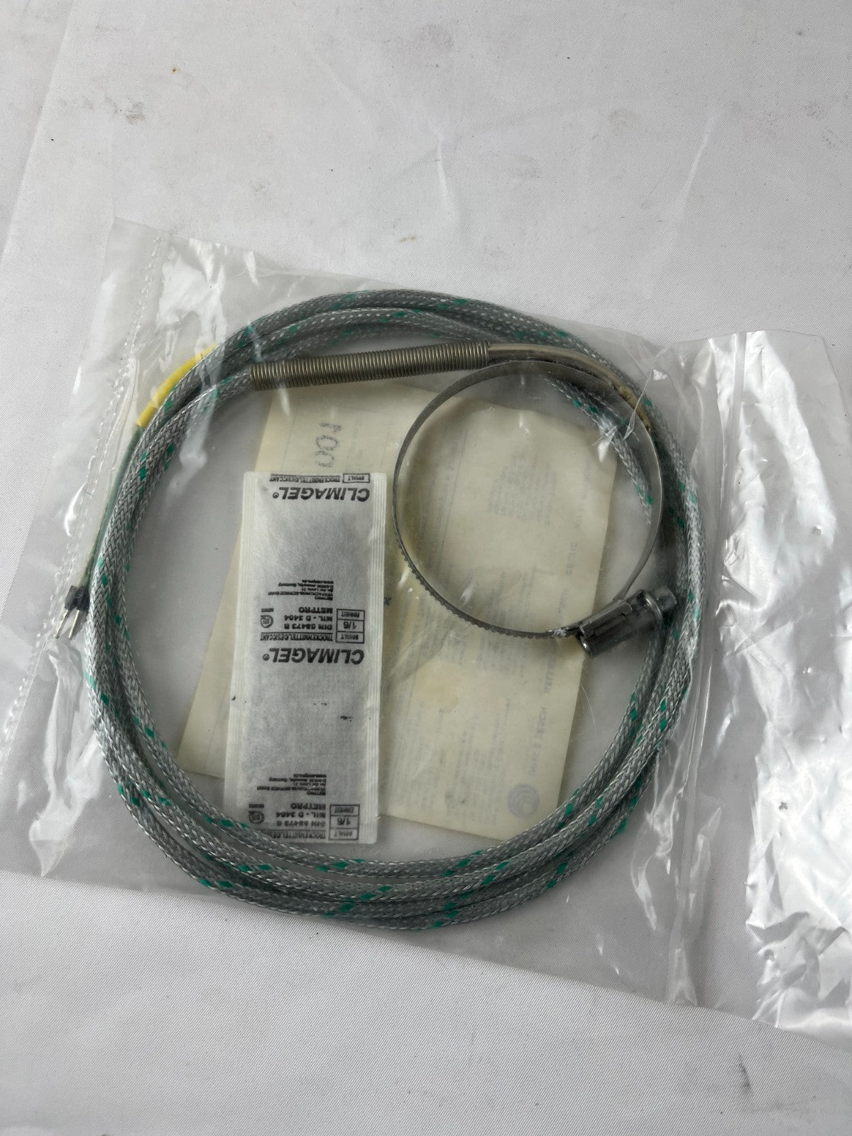 Ihne & Tesch TEF SP Thermocouple Type K Ø50‑70 mm Pipe Clamp Sensor 2m Cable
