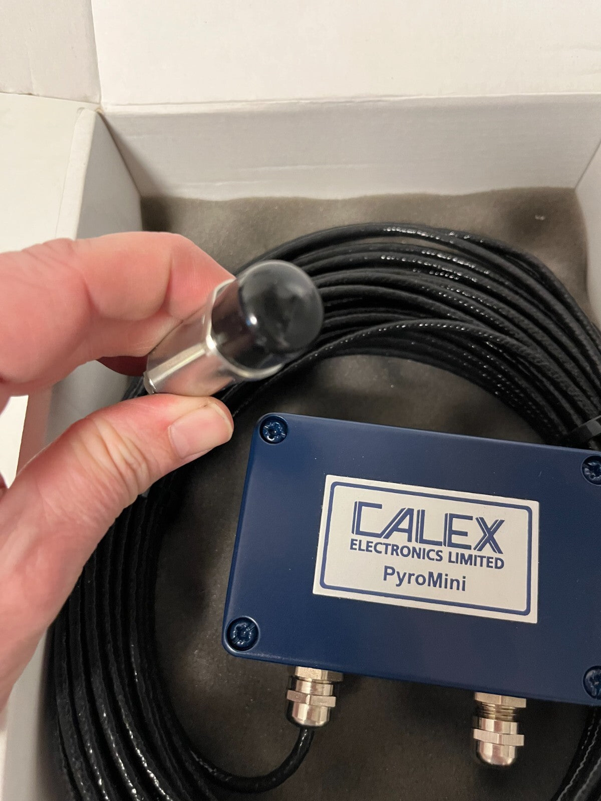 Calex PyroMini PM-JA-201-HT-CB Infrared Temperature Sensor 20m Cable New