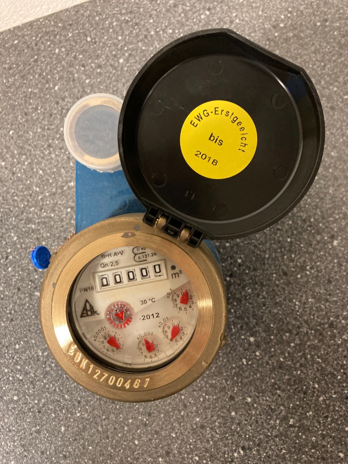 Wasser-Geräte GmbH Cold Water Meter MNRS Mehrstrahlzähler Vertical Qn2.5 DN25