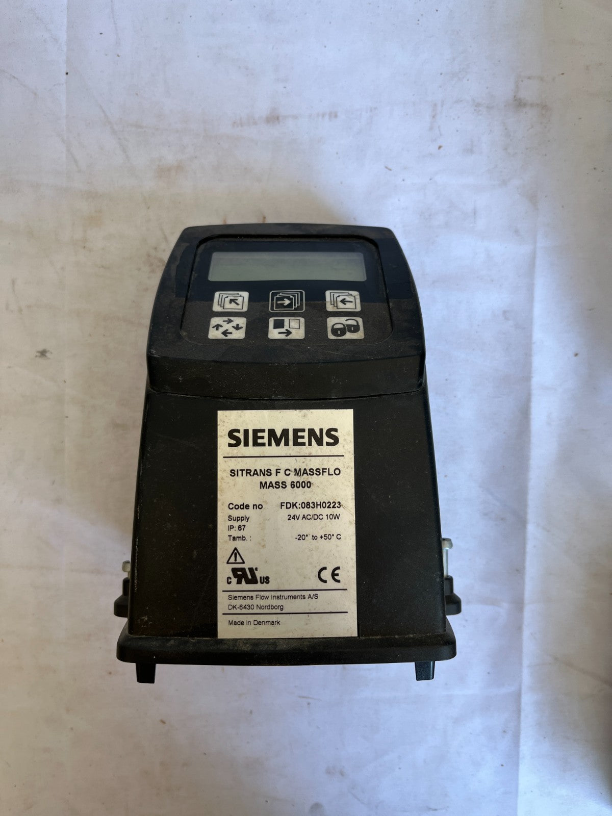 Siemens Sitrans F C MASS 6000 Massflo FDK:083H0223 DeviceNet Parts SOLD AS IS