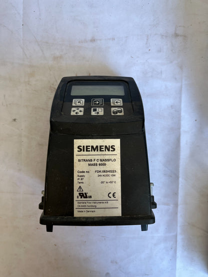 Siemens Sitrans F C MASS 6000 Massflo FDK:083H0223 DeviceNet Parts SOLD AS IS