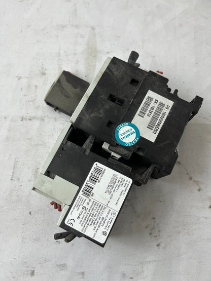 Siemens Sirius 3RB2026-1QB0 Overload Relay + 3RT2026 Contactor w/ 3RH1921-1CA10