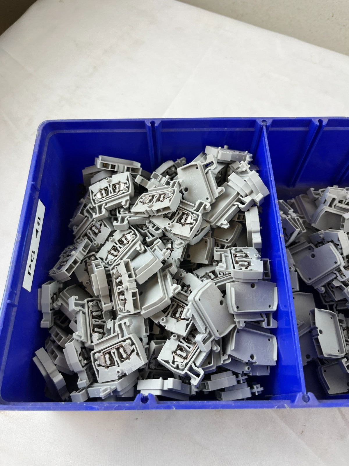 Terminal Block End Covers DIN Rail Terminal End Plates Lot Of Approx 200 Used