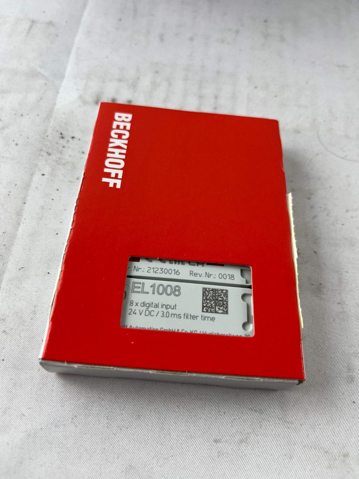 Beckhoff EL1008 EtherCAT Terminal 8‑Channel Digital Input 24V DC 3 ms New in Box