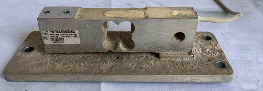 Hbm Pw15Ac3mr/30Kg Single Point Load Cell On Base 30Kg Used Working Spare Unit