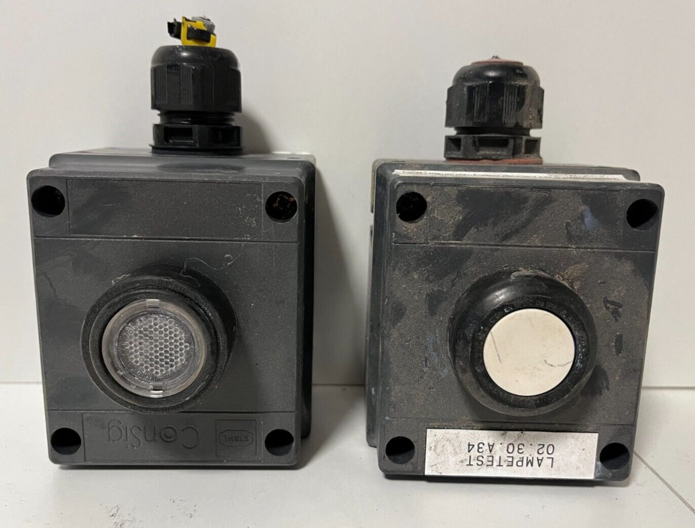 2x R. STAHL 8040/1180X-01L50SA05 Consig ATEX Control Devices - Used, Working