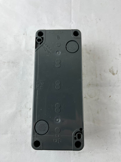 Telemecanique XALD04 Empty 4‑Hole Push Button Enclosure 22 mm, Used Spare Unit