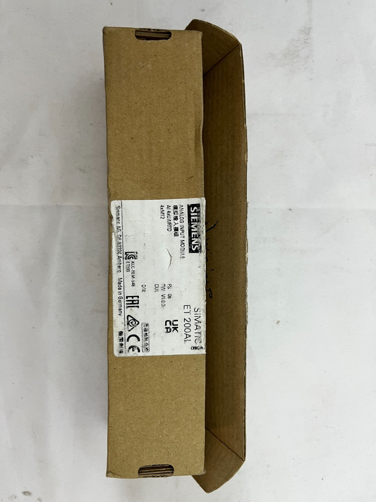 Siemens SIMATIC ET 200AL Analog Input Module 6ES7144-5KD00-0BA0 AI 4xU/I/RTD