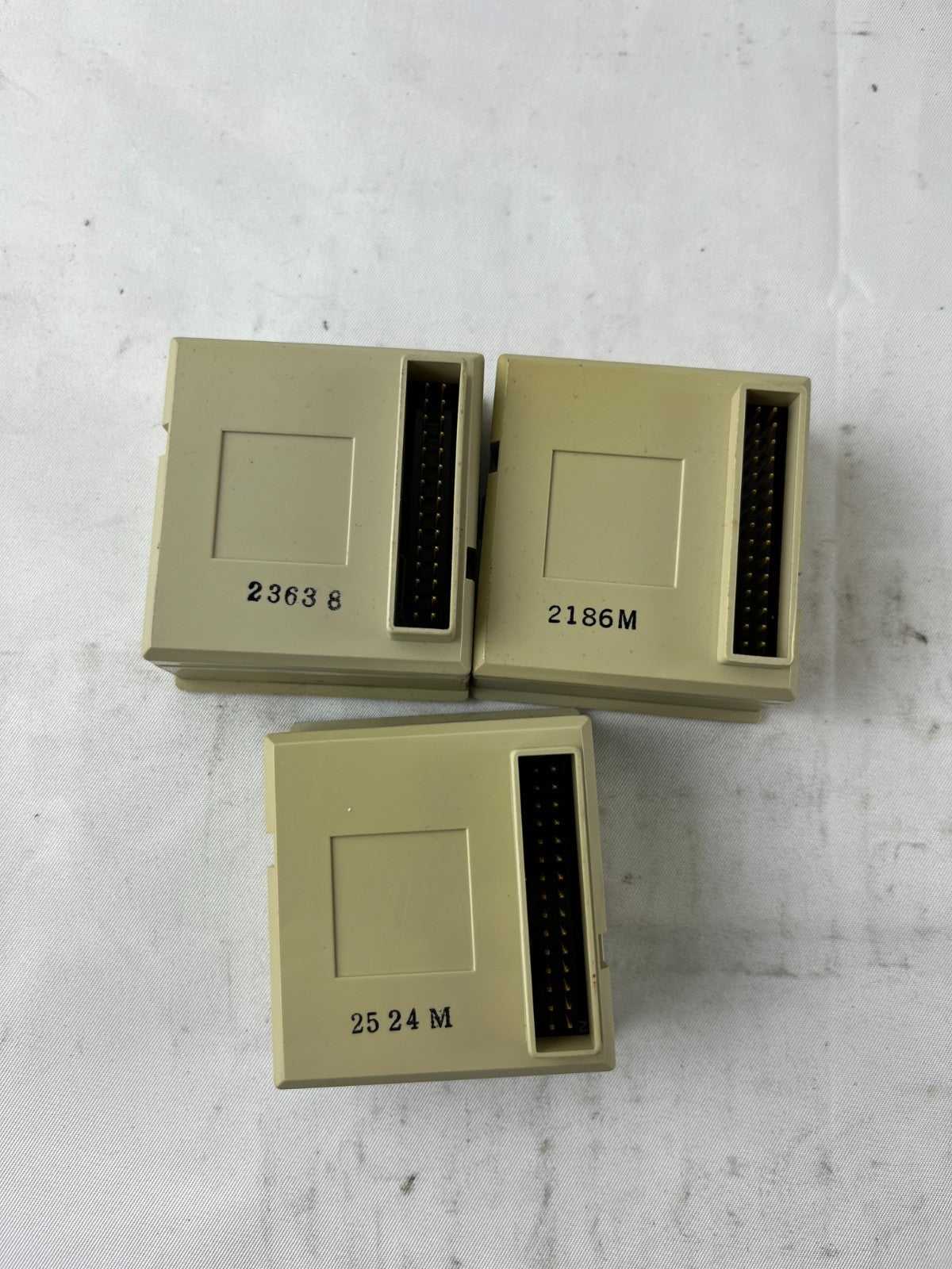 Omron 3G2A9-BAT07 Battery Unit Lot of 3 PLC Modules Used Spare Units