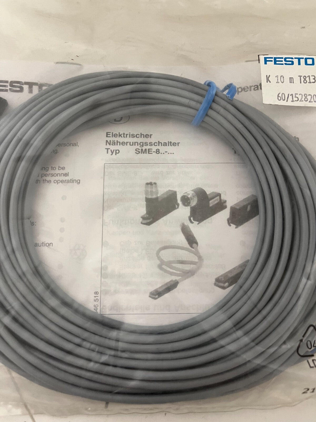 Festo SME-8 Proximity Sensor 10M Cable – New Sealed in Original Packaging