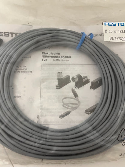 Festo SME-8 Proximity Sensor 10M Cable – New Sealed in Original Packaging