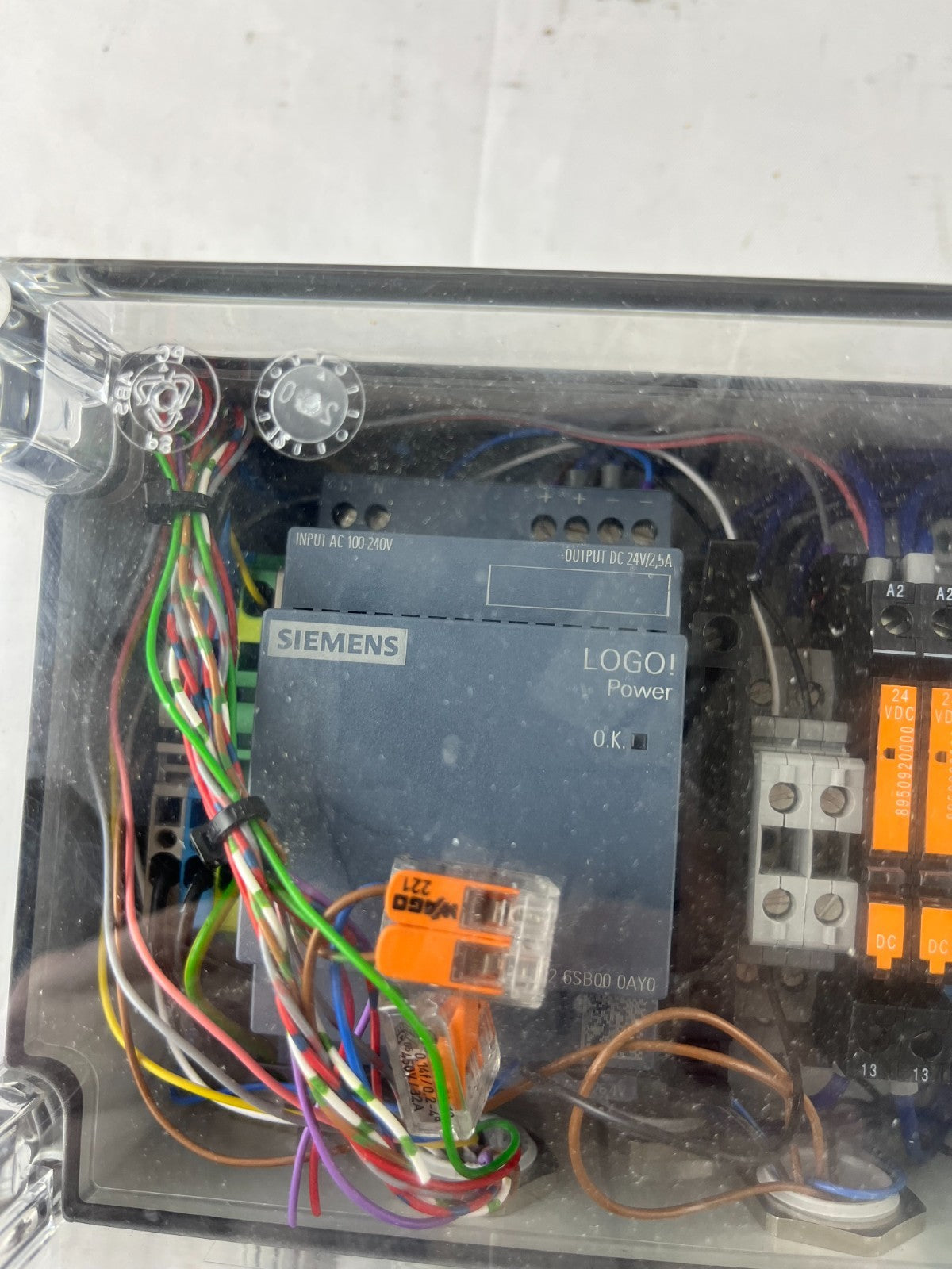 Siemens LOGO! Power 6EP3332-6SB00-0AY0 24VDC Power Supply Control Box Used