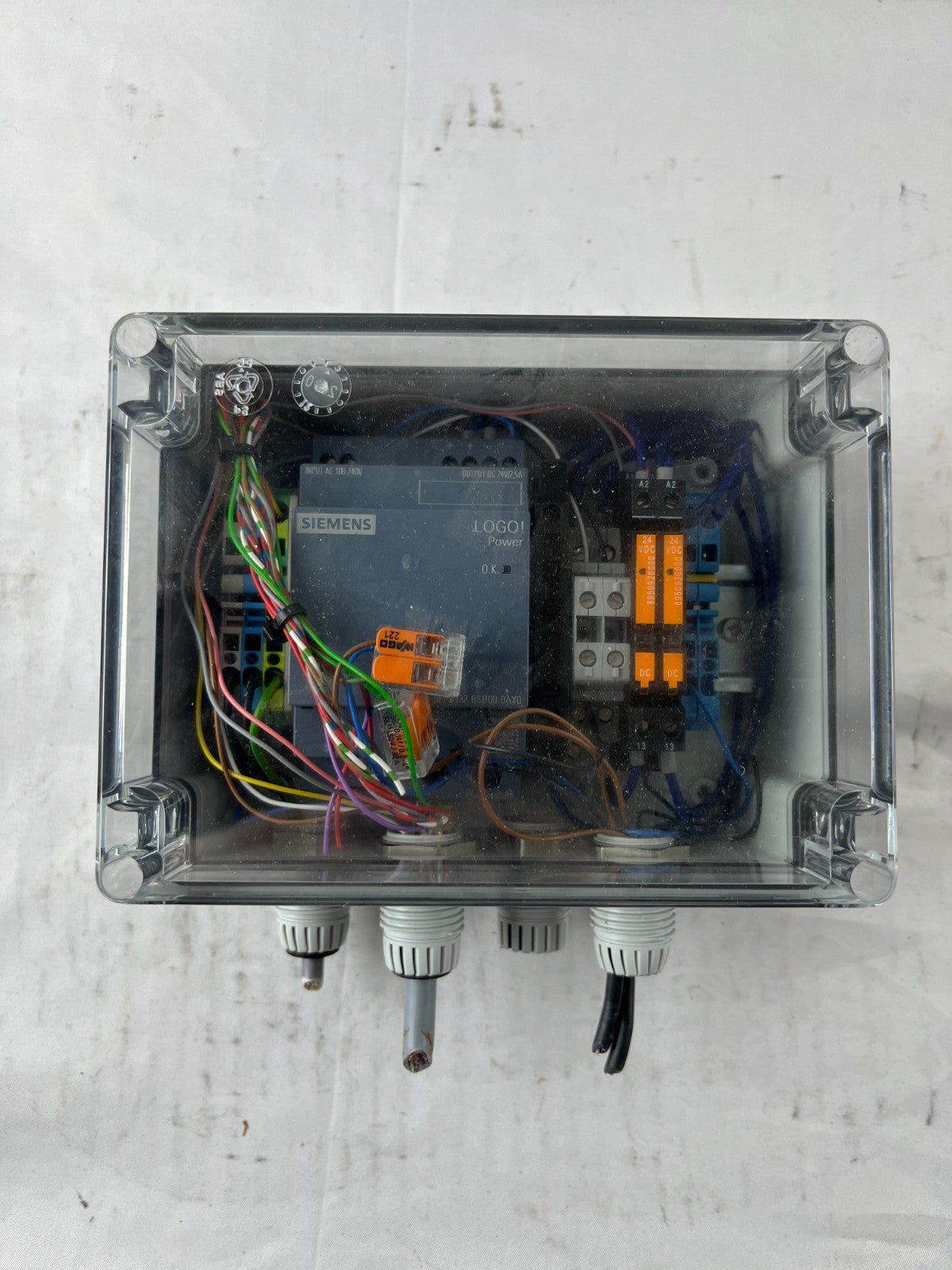 Siemens LOGO! Power 6EP3332-6SB00-0AY0 24VDC Power Supply Control Box Used