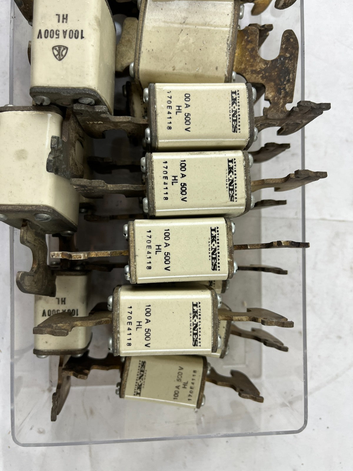 Bussmann 100A 500V HL Fuses Lot Of Approx 20 Used Spare Units