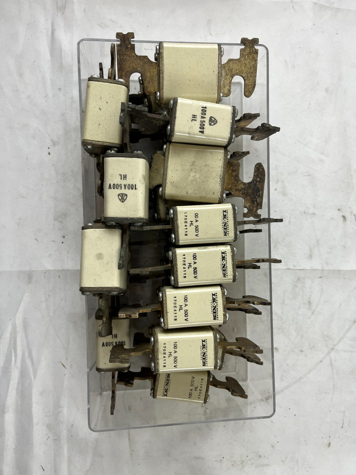 Bussmann 100A 500V HL Fuses Lot Of Approx 20 Used Spare Units