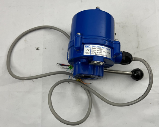 HKC HQ-004 Electric Actuator, 85-265V AC/24V DC, 4kgf·m Torque, IP67, Korea, New