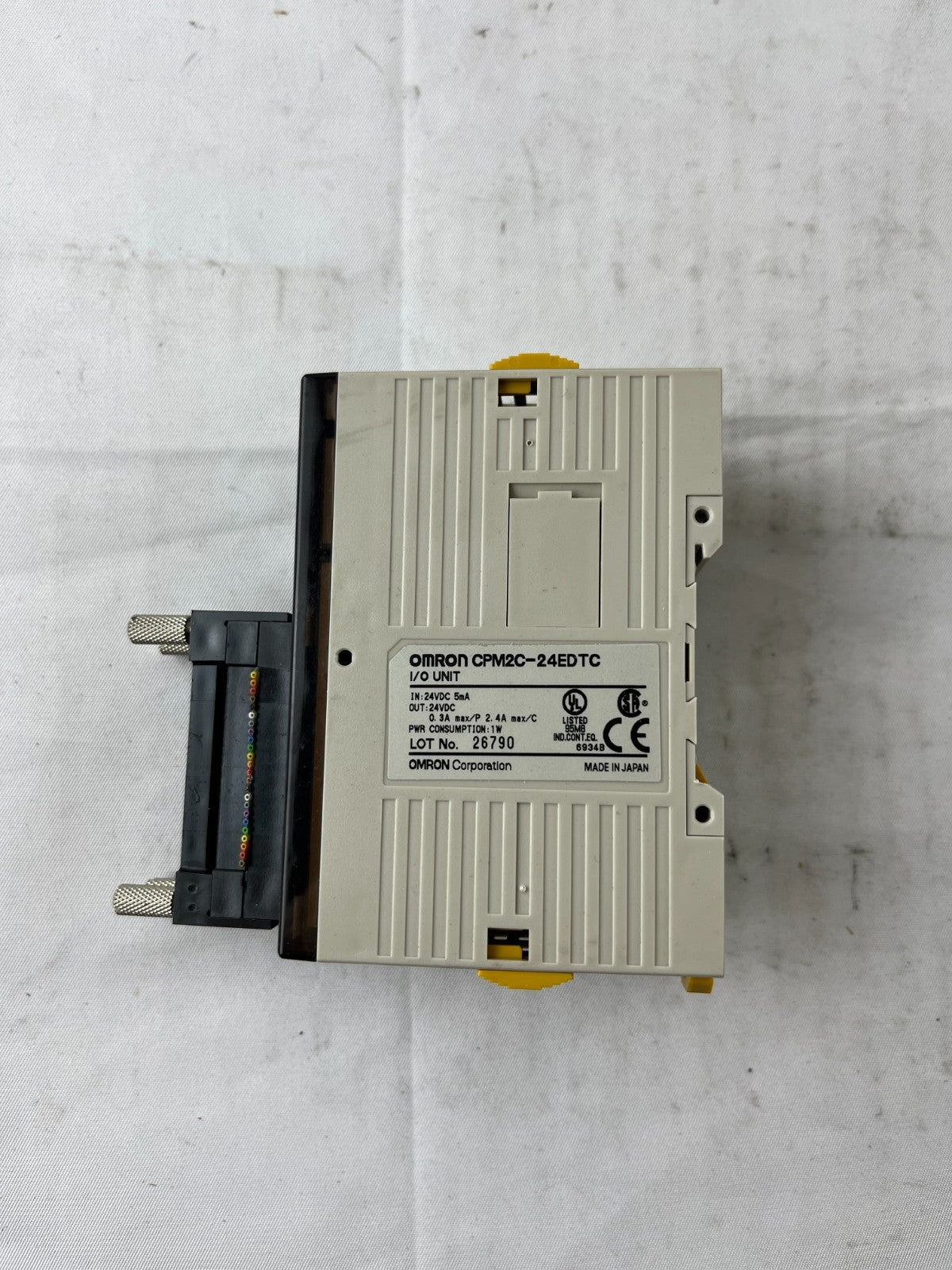 Omron CPM2C-24EDTC I/O Unit 16x 24V DC Inputs 8x Transistor Outputs Sink/Source