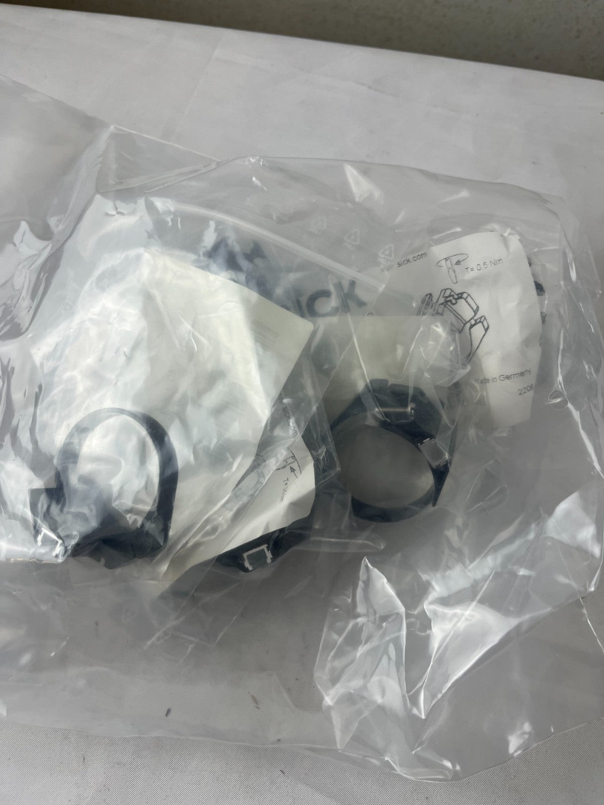 Lot 5× SICK BEF‑KHZ‑RT‑40 Cylinder Sensor Mounting Brackets 40 mm Round Body