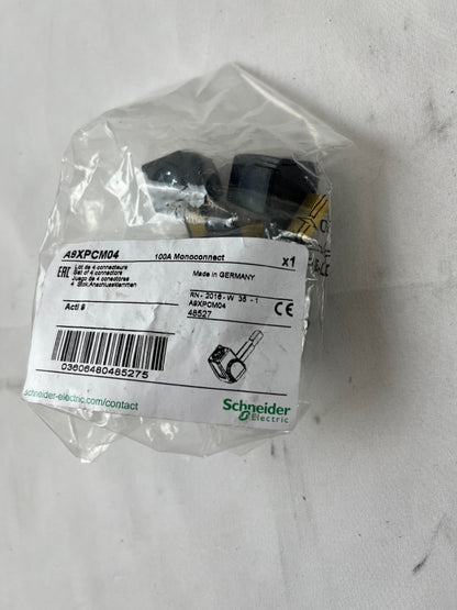 Schneider Electric A9XPCM04 100A Monoconnect Connector Set New Spare Units