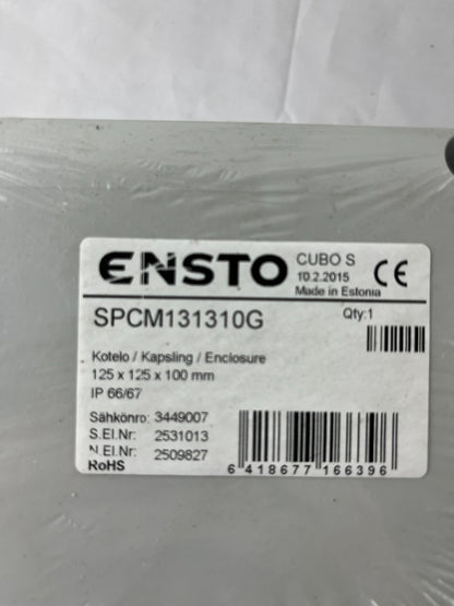 ENSTO SPCM131310G Enclosure 125x125x100 mm IP66/67 New Unused Spare Part