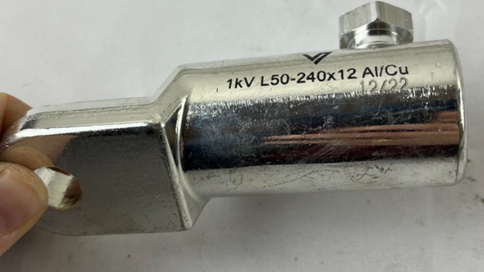 V7 1kV Al/Cu Cable Lug L50 240x12 for 240mm² New Unused Spare Part