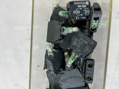Schneider Electric ZBVM3 Harmony ZBV Green LED Light Blocks 230–240 V AC Lot Mix