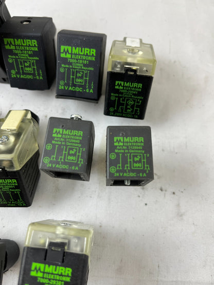 Murr Elektronik Relay Module Lot 24V AC/DC Interface Relays Mixed Models