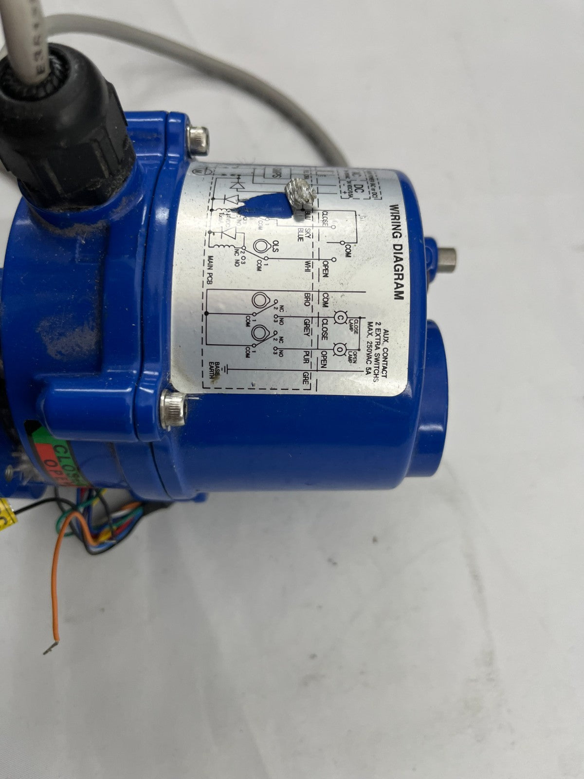 HKC HQ-004 Electric Actuator, 85-265V AC/24V DC, 4kgf·m Torque, IP67, Korea, New