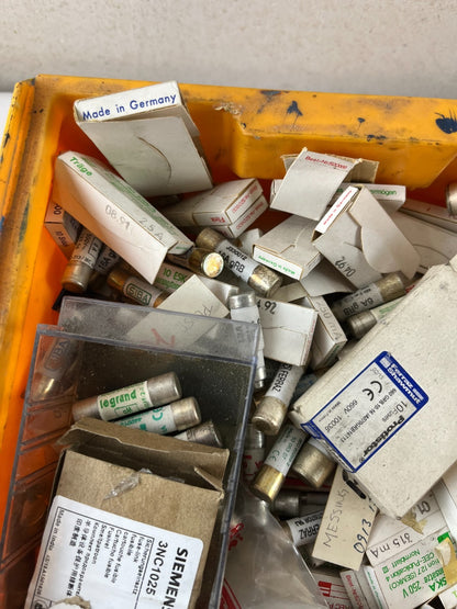 Mixed Brand 10x38 and 250V Cartridge Fuses Assorted Lot – Mostly New Spares
