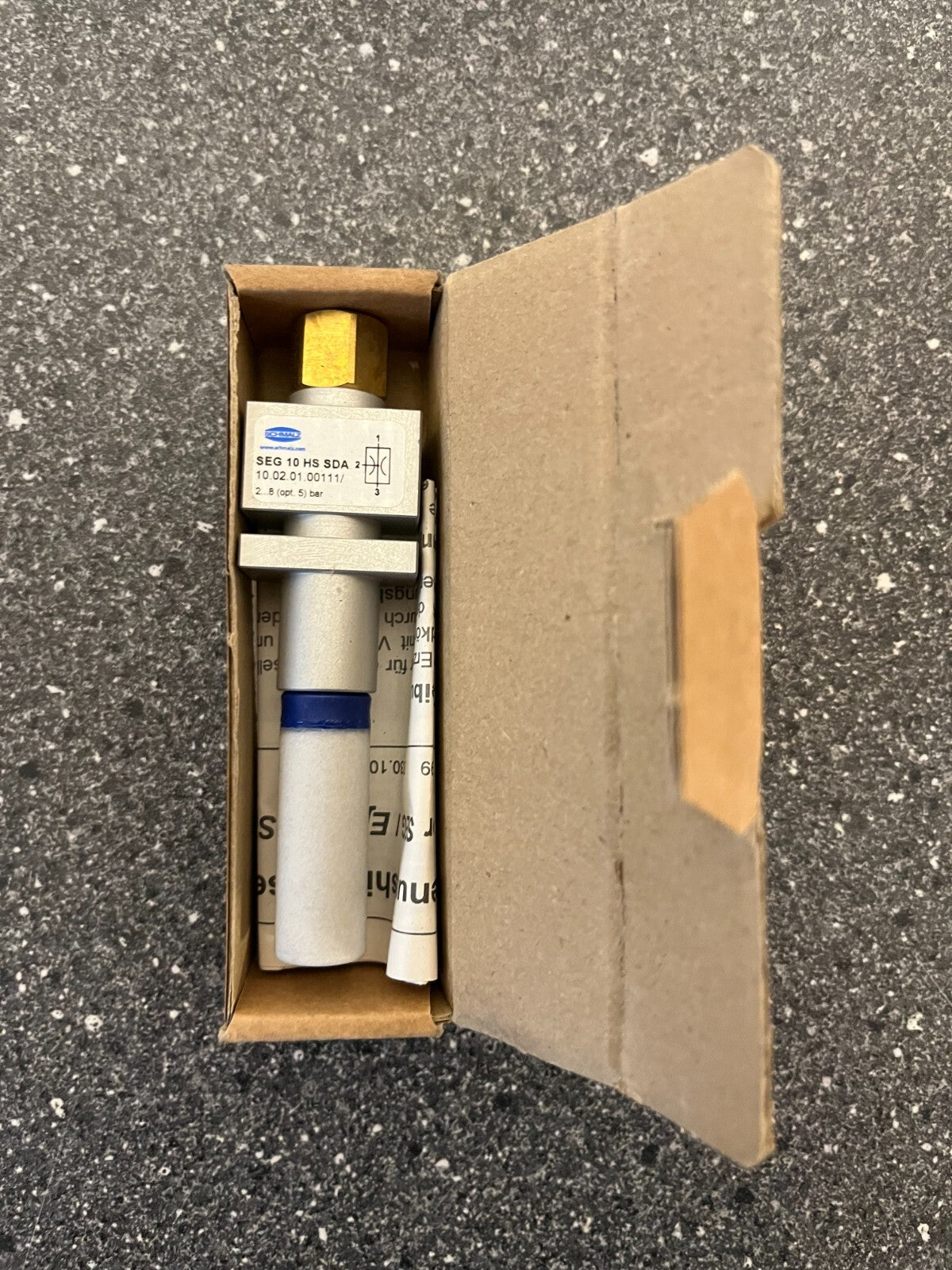 Schmalz SEG 05 HS-S SDA Vacuum Ejector with Silencer - New, Never Used