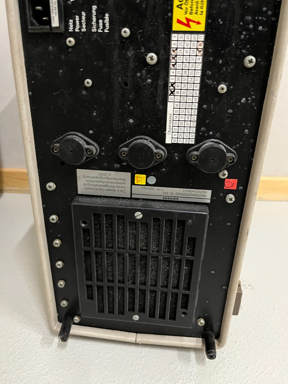 Siemens SIMATIC S5 PG631 Programming Unit, Vintage PLC Programmer Untested