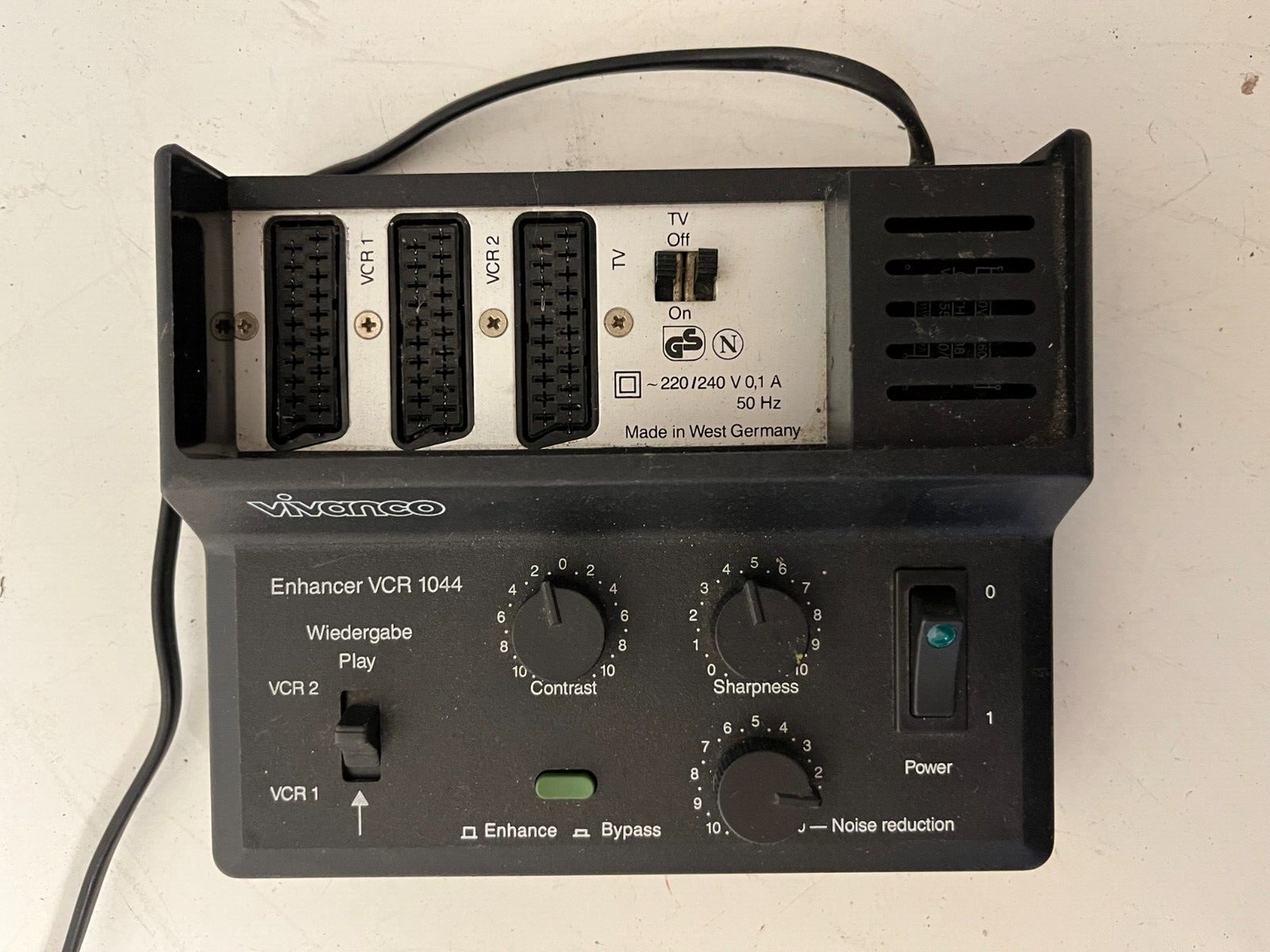 Vivanco VCR 1044 Enhancer Video Processor - Noise Reduction & Sharpness - Tested
