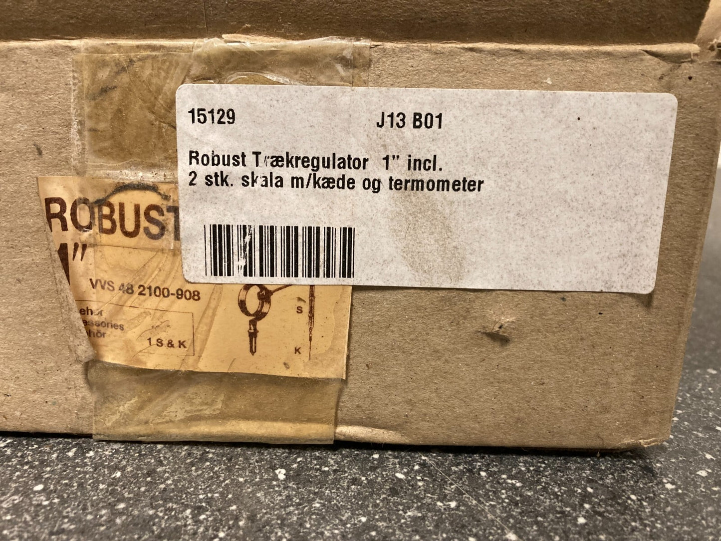 ROBUST T-Track Regulator 1" with Scale Chain and Thermometer PN: 482100908