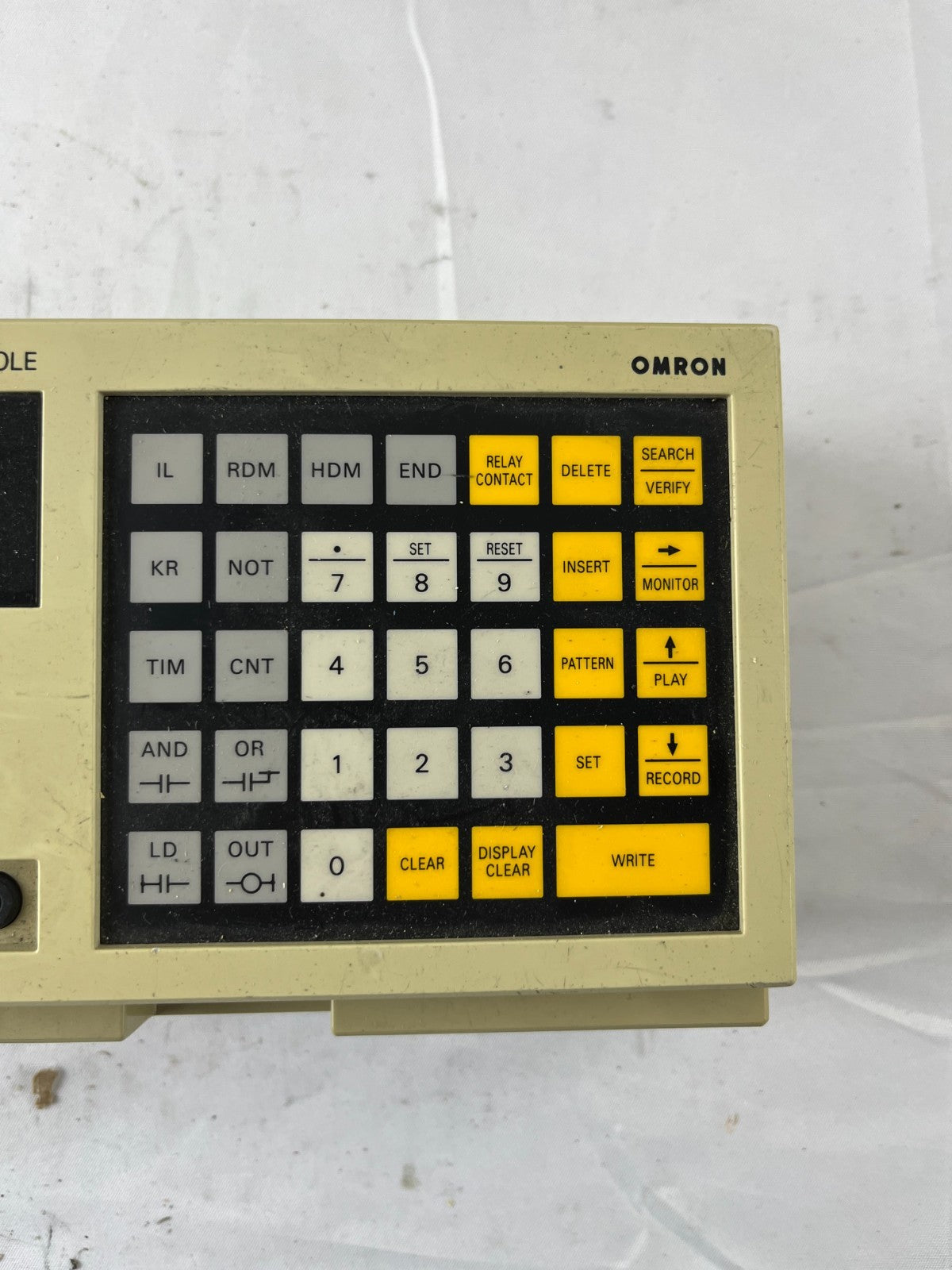 Omron SYSMAC PRO16 Programming Console + 3G2A3‑PRW03 P‑ROM Writer Used