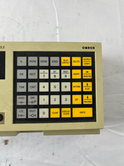 Omron SYSMAC PRO16 Programming Console + 3G2A3‑PRW03 P‑ROM Writer Used