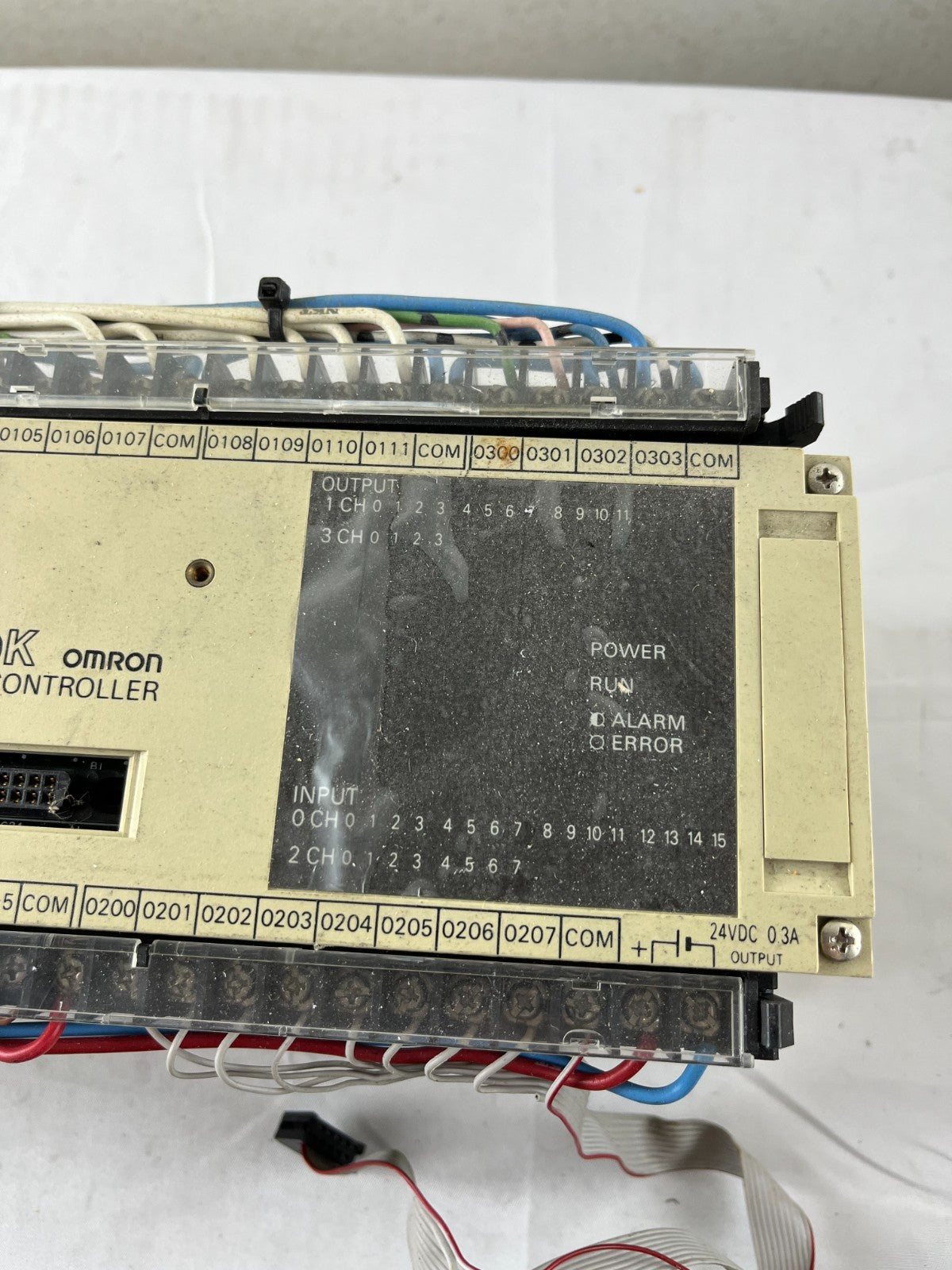 Omron Sysmac C40K C40K-CDR-A Programmable Controller 24VDC I/O 100–240VAC Used