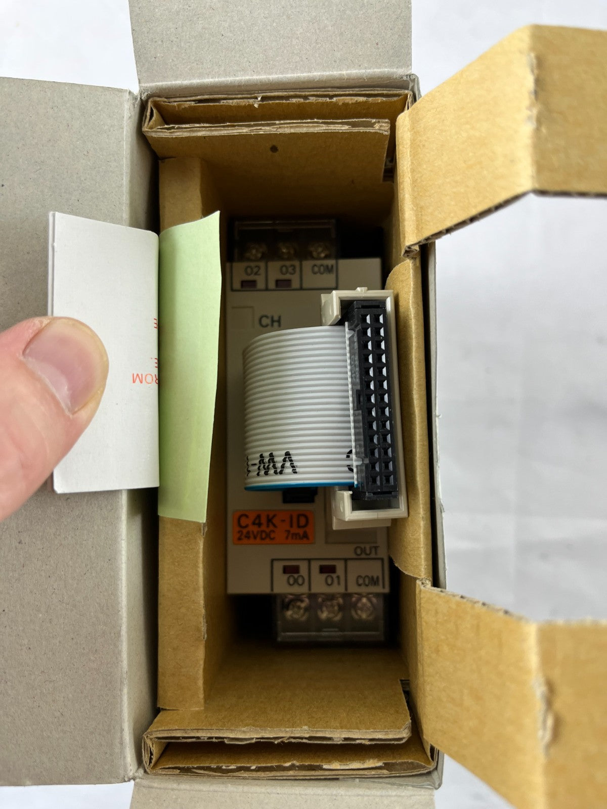 Omron Sysmac C4K-ID DC Input Module 24VDC 7mA PLC I/O Unit C-Series NIB NEW