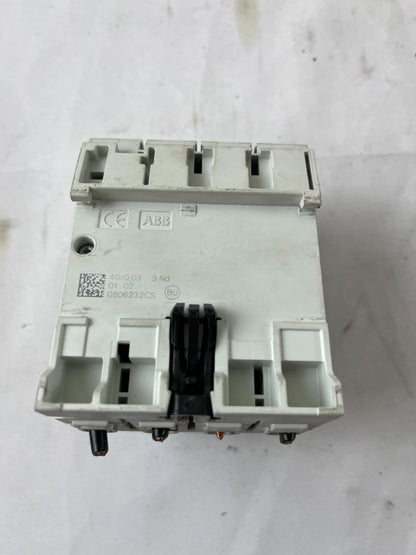 ABB F204 A 40A 30mA 4-Pole RCCB RCD Residual Current Breaker Used Spare Unit