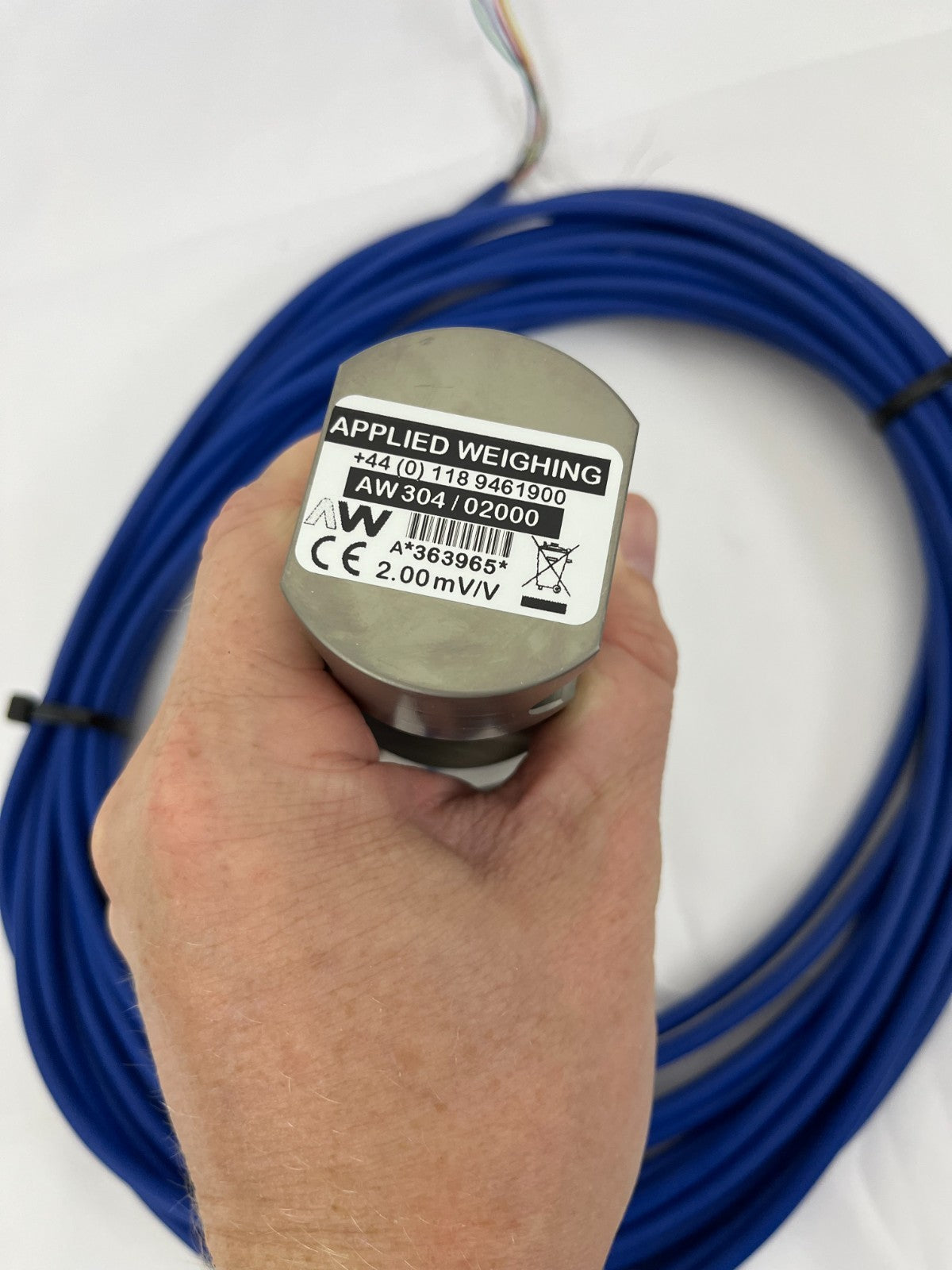 Applied Weighing AW304 Load Cell Stainless Steel 2mV/V w/ Cable NEW Unused UK