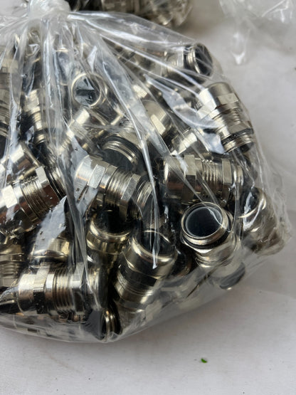 Metal Cable Glands Nickel Plated Industrial Cord Grip Bundle New Spare Parts