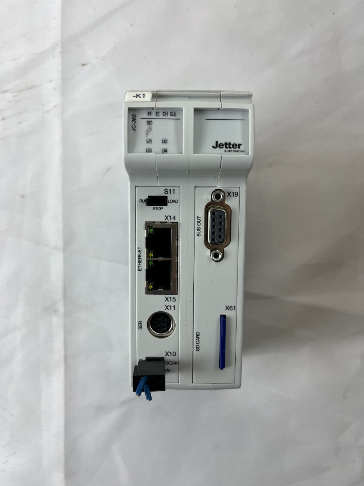 Jetter JC-365-4-R JetControl 365 PLC Controller 24VDC Ethernet Used Working