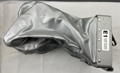E1 Chain Hoist Dust Cover, Lift Max Ø10.2mm, 12m, Silver, Heavy Duty, Brand New
