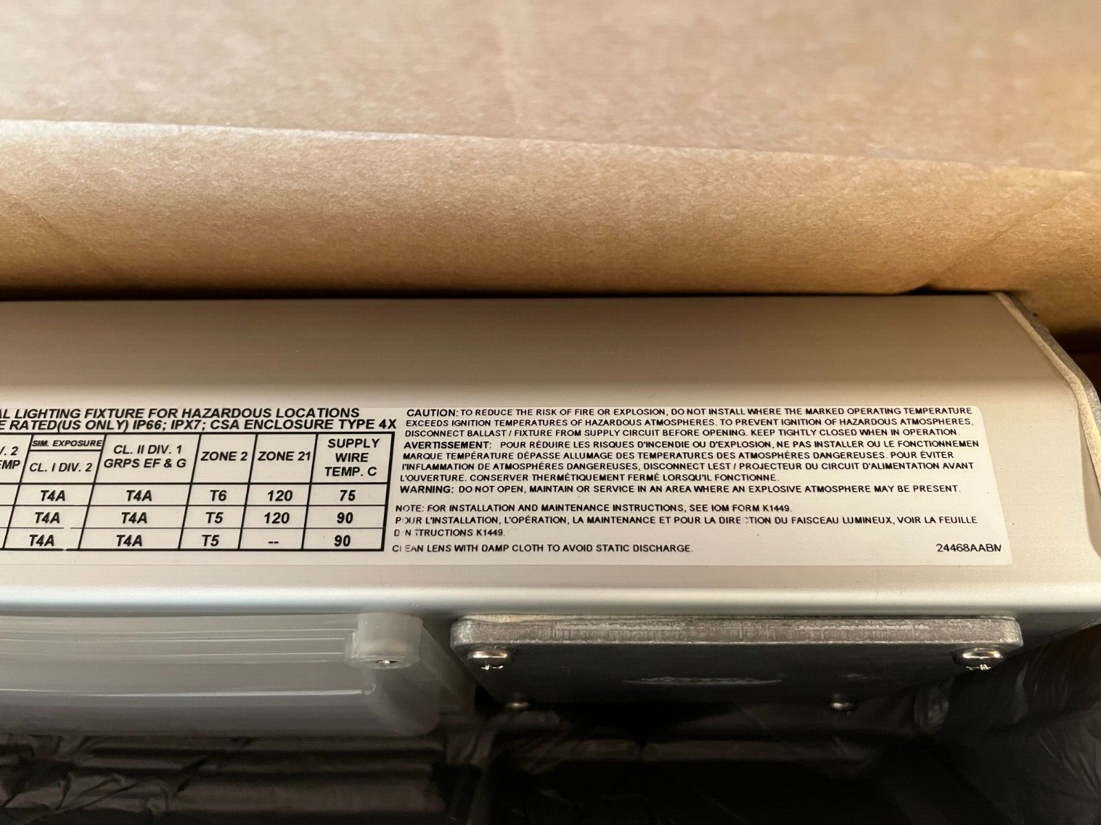 Killark LALFP630L3D 45W LED Hazardous Location Luminaire, 120-277V, IP66 NEW